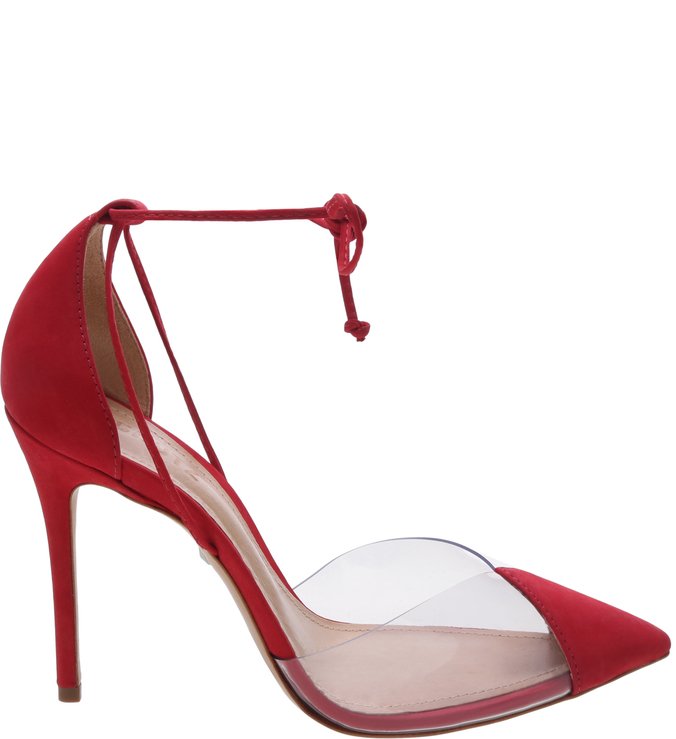 scarpin vinil lace up