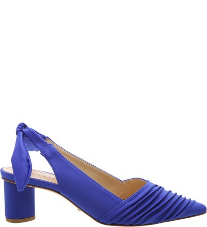 scarpin salto redondo